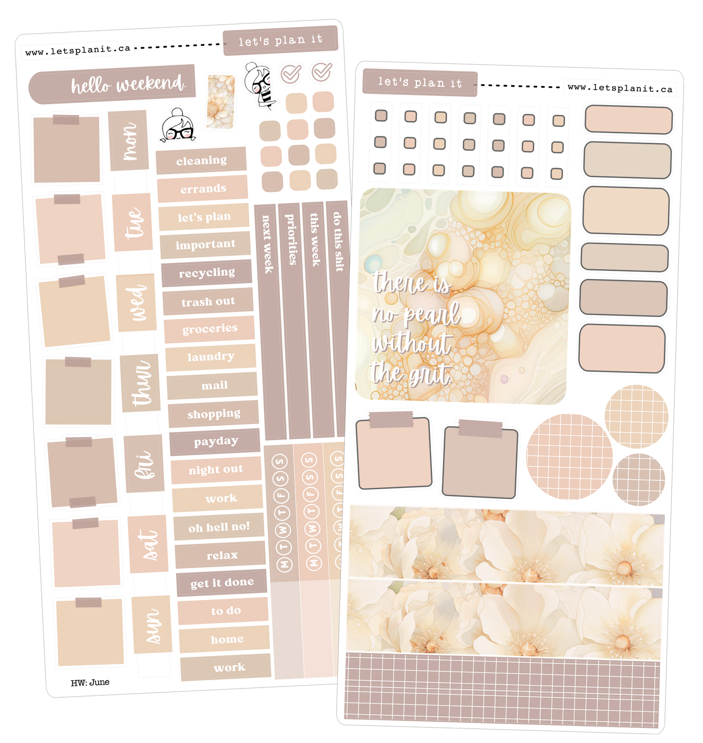 BIRTHSTONE COLLECTION | June | Weekly Kits