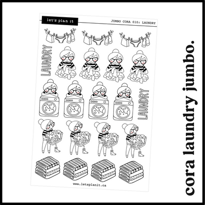 Cora | Laundry | character stickers