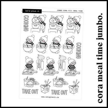 Cora | Meal Time | character stickers