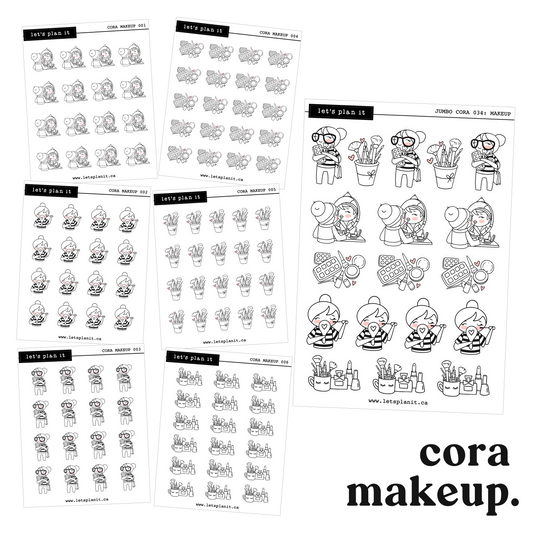 Cora | Makeup | character stickers