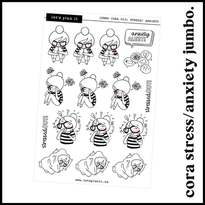 Cora | Stress/ Anxiety | character stickers