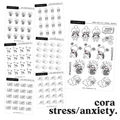 Cora | Stress/ Anxiety | character stickers