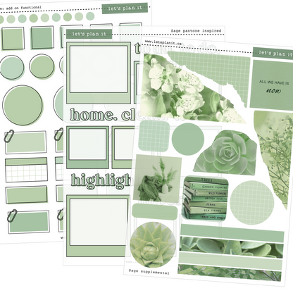 SAGE COLLECTION | Weekly Kits