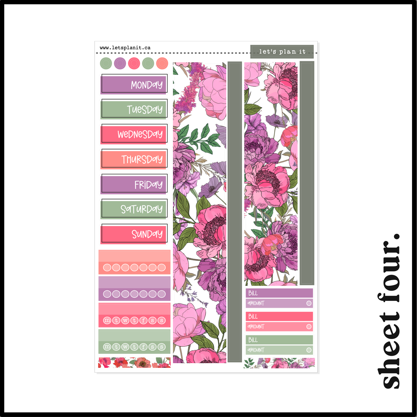 FLEUR COLLECTION | Weekly Kits