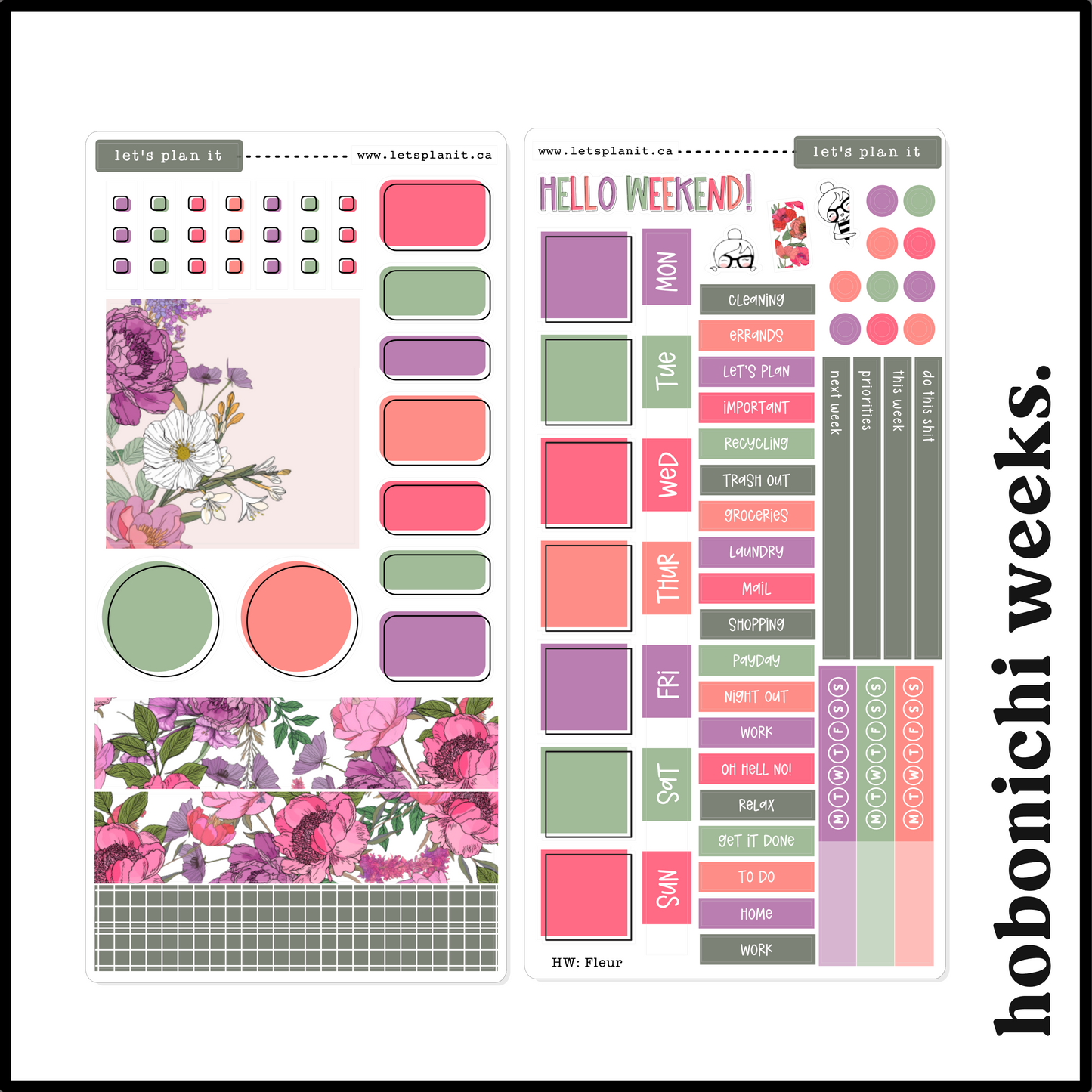 FLEUR COLLECTION | Weekly Kits