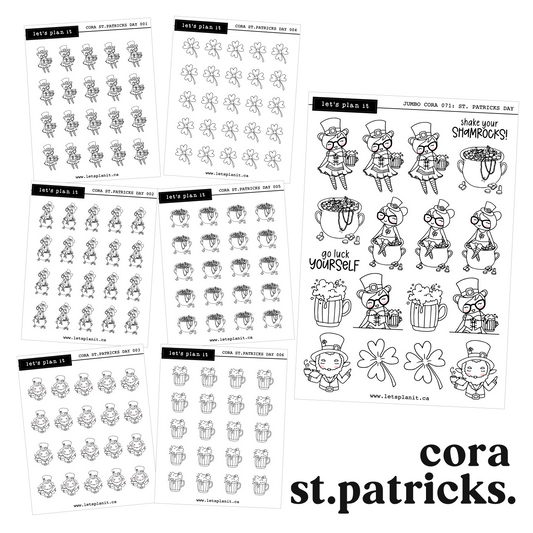 Cora | St. Patricks Day | character stickers