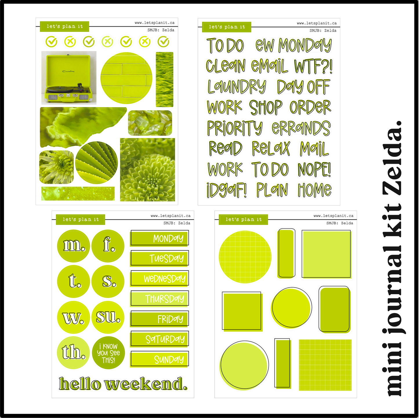 PHOTO mini journal kits | Premium Matte | 8 colour versions