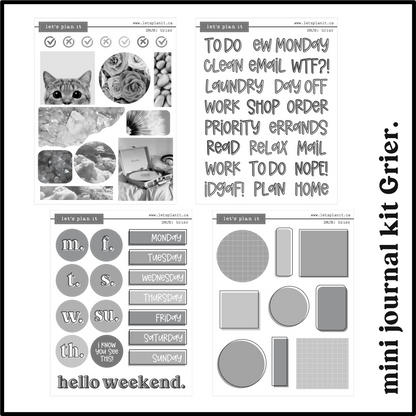 PHOTO mini journal kits | Premium Matte | 8 colour versions