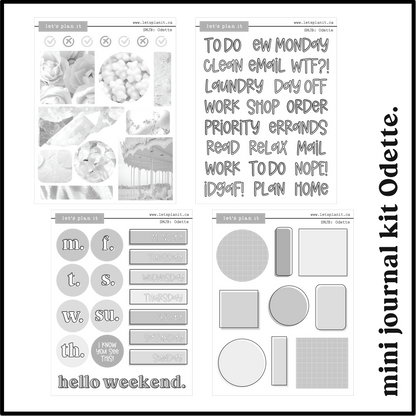 PHOTO mini journal kits | Premium Matte | 8 colour versions