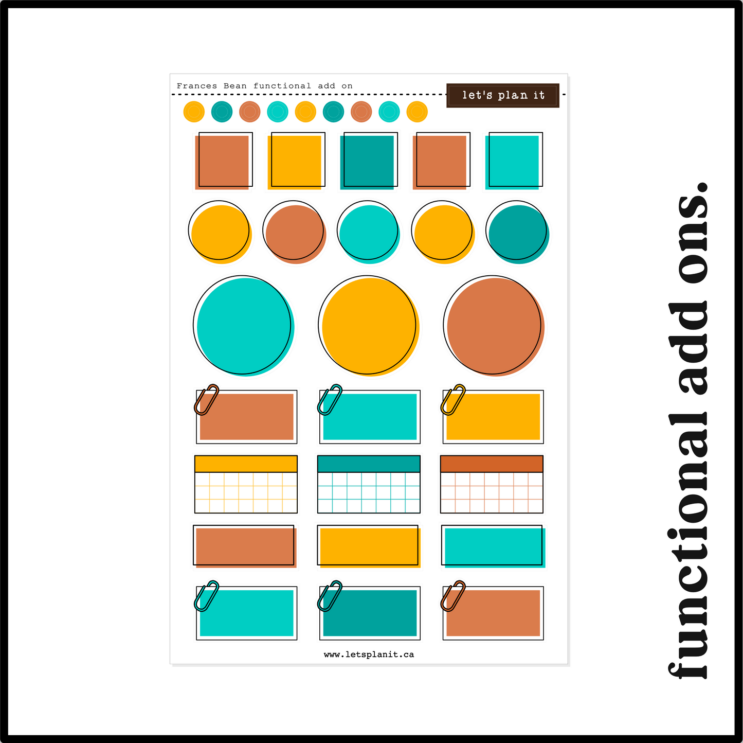 FRANCES BEAN COLLECTION | Weekly Kits