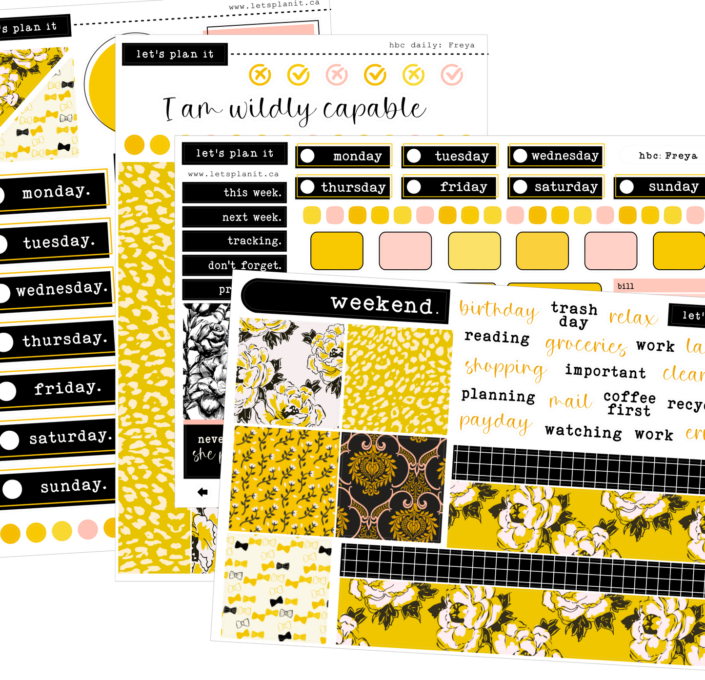 FREYA COLLECTION | Weekly Kits