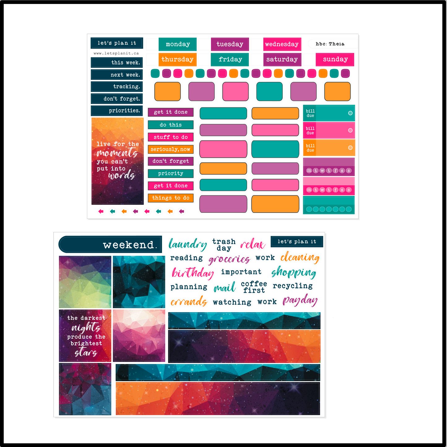 THEIA COLLECTION | Weekly Kits