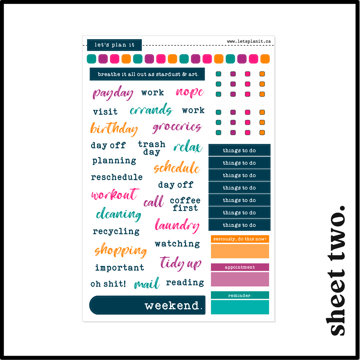 THEIA COLLECTION | Weekly Kits
