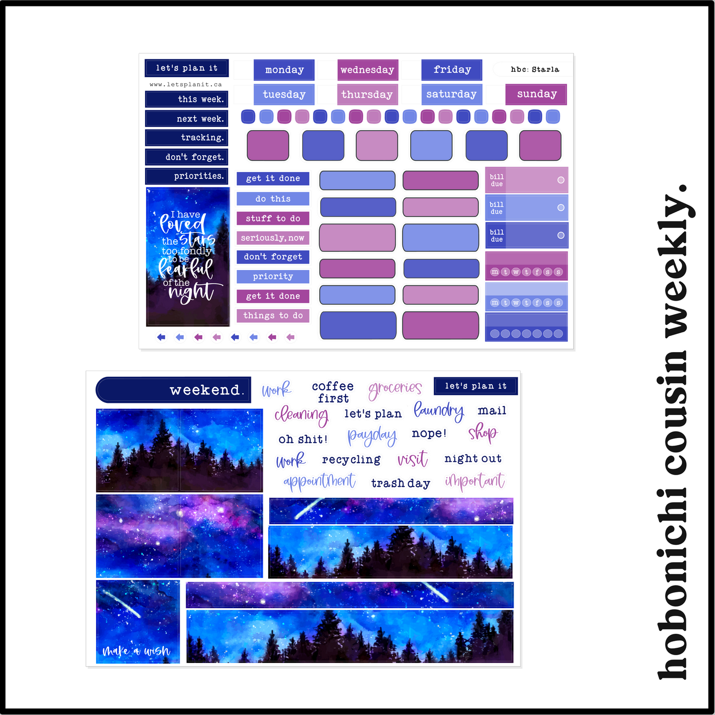 STARLA COLLECTION | Weekly Kits