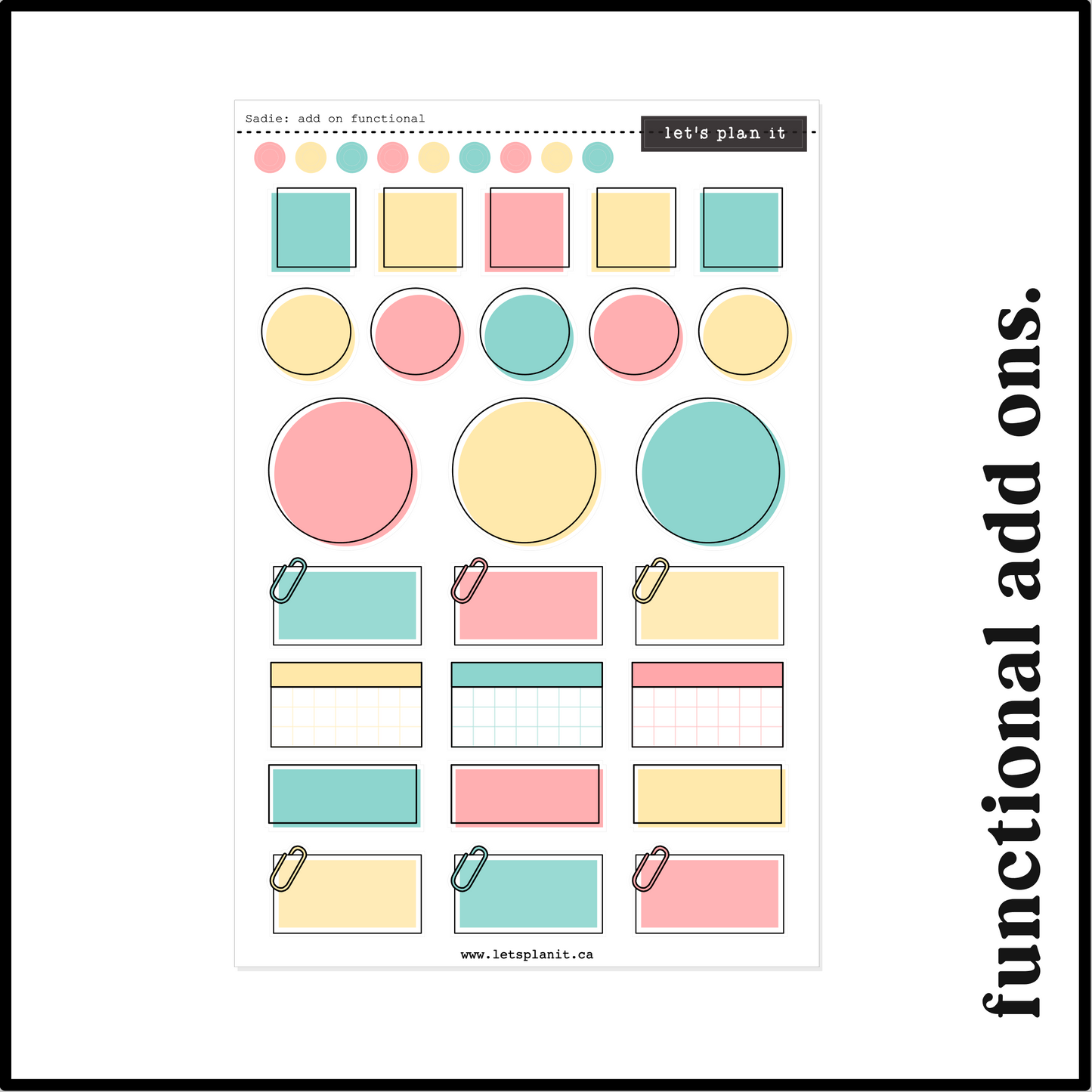 SADIE COLLECTION | Weekly Kits