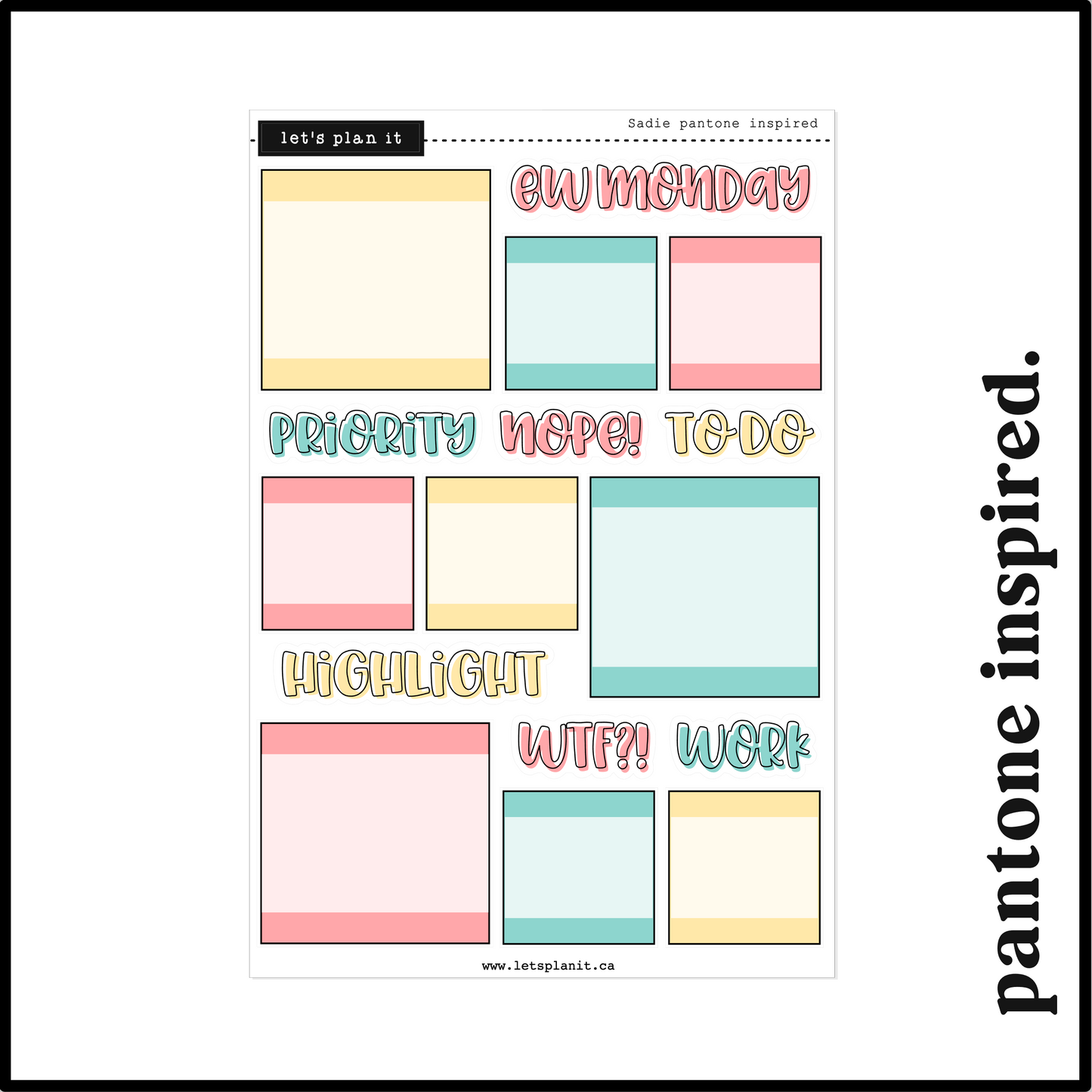 SADIE COLLECTION | Weekly Kits