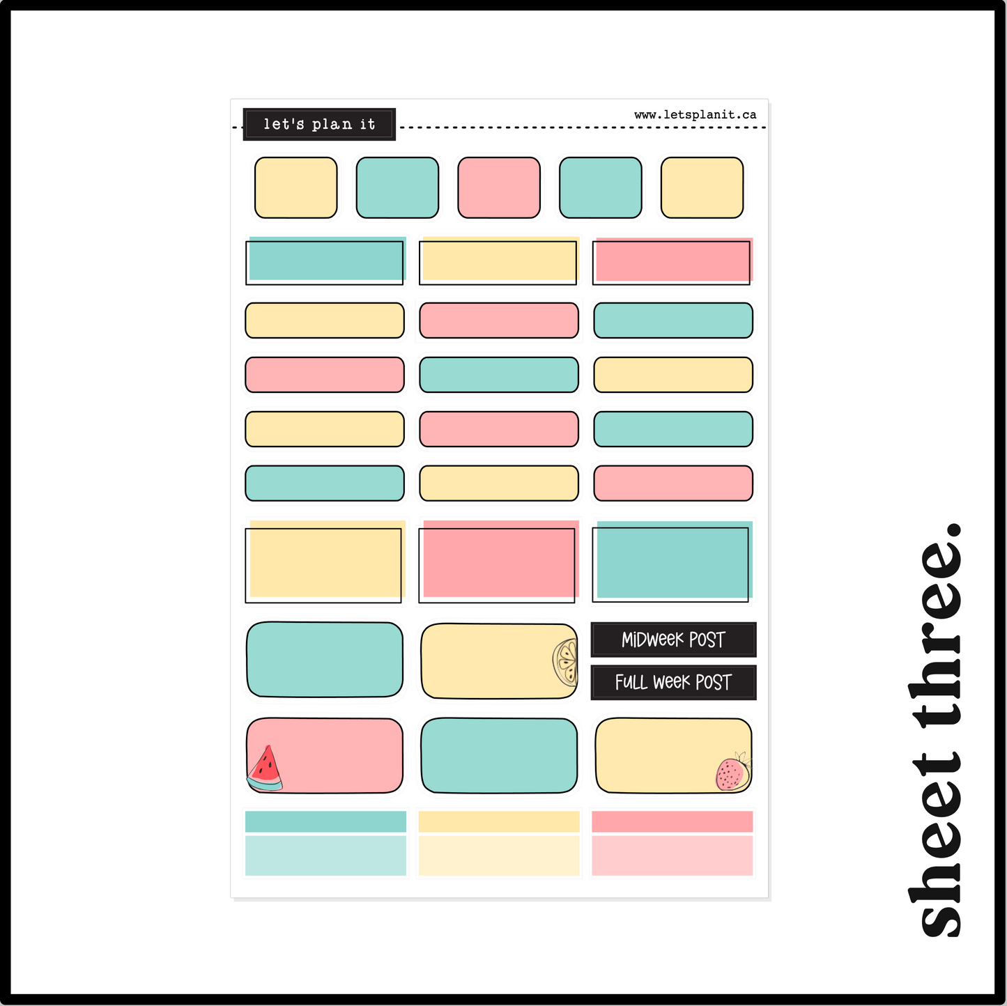 SADIE COLLECTION | Weekly Kits