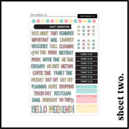 SADIE COLLECTION | Weekly Kits