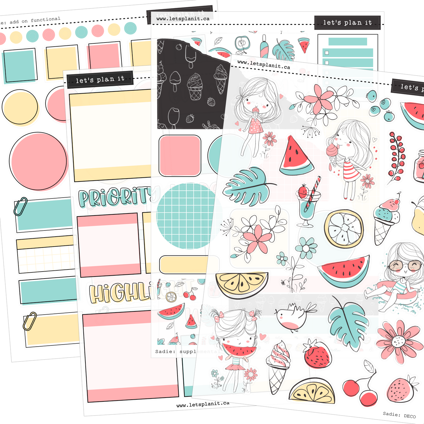 SADIE COLLECTION | Weekly Kits