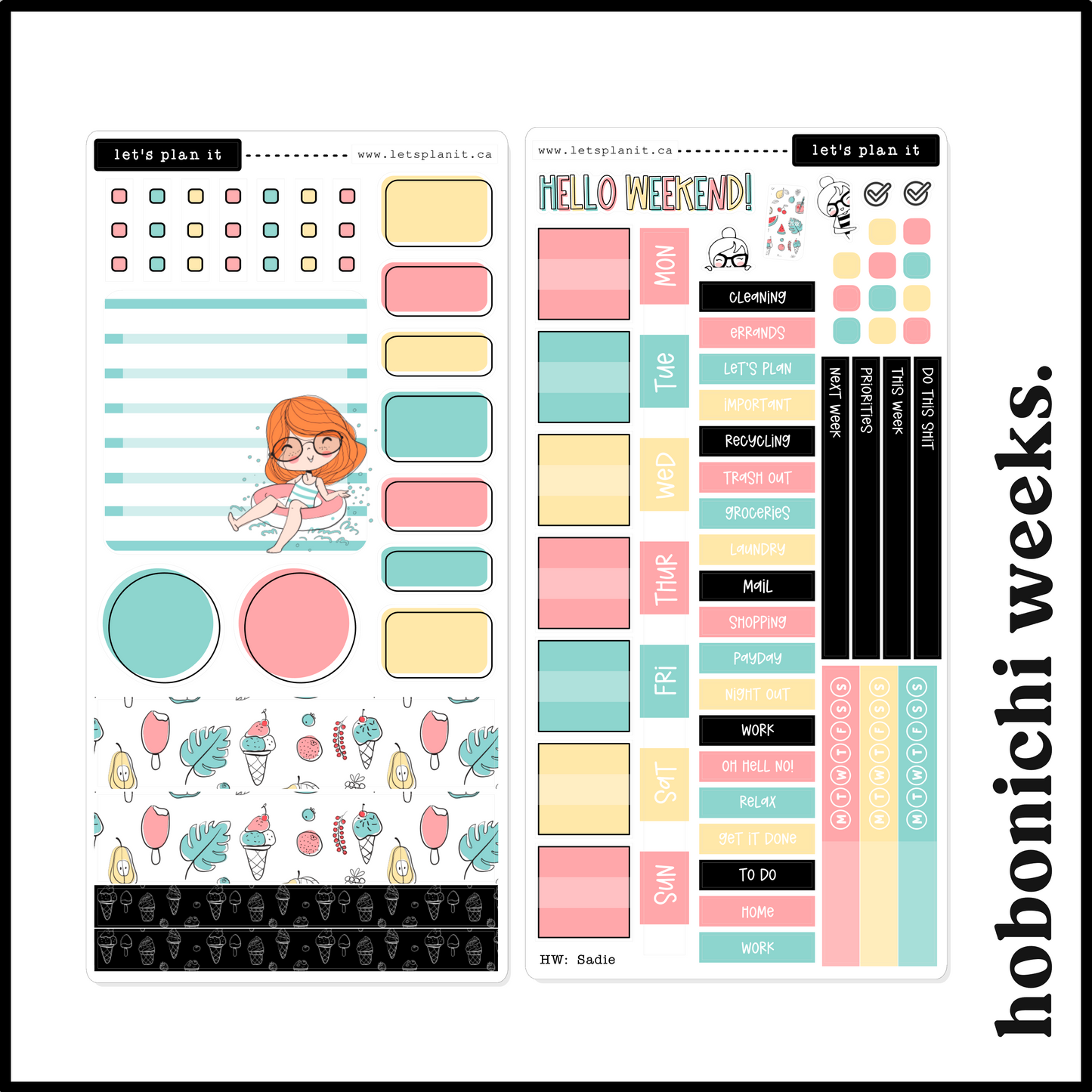 SADIE COLLECTION | Weekly Kits