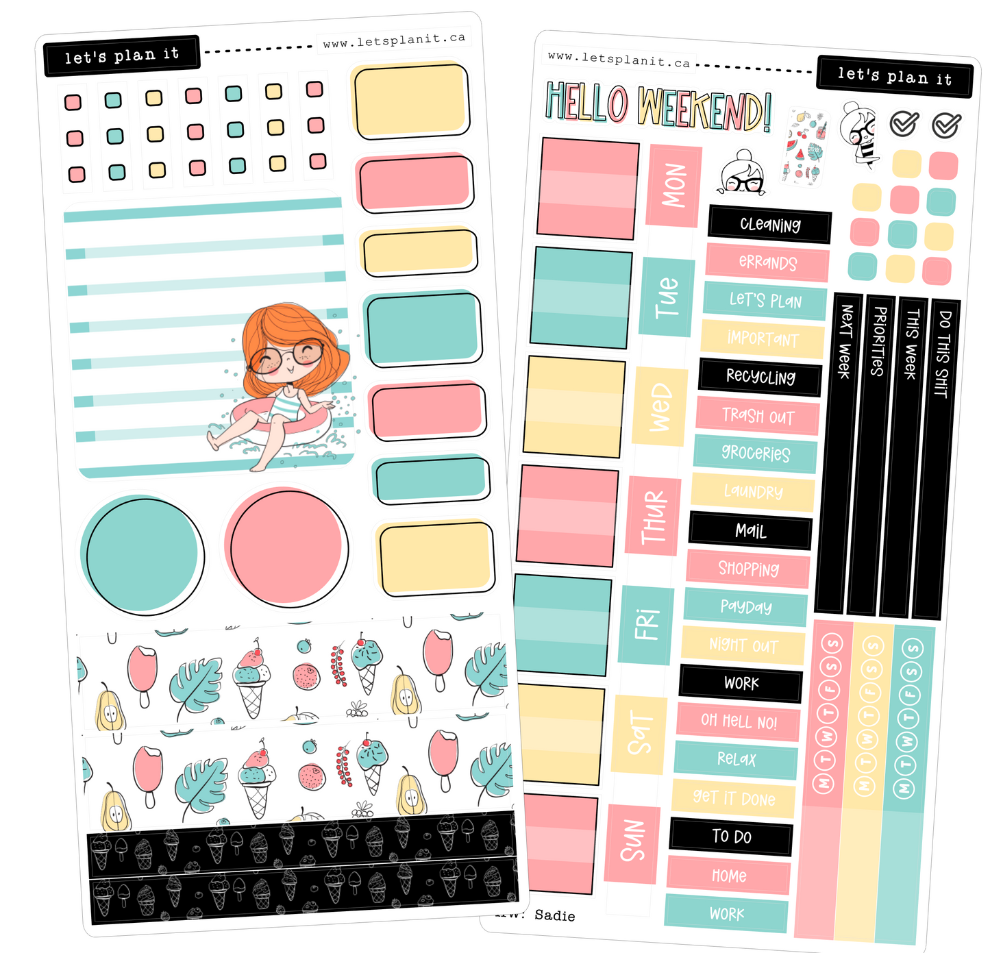 SADIE COLLECTION | Weekly Kits