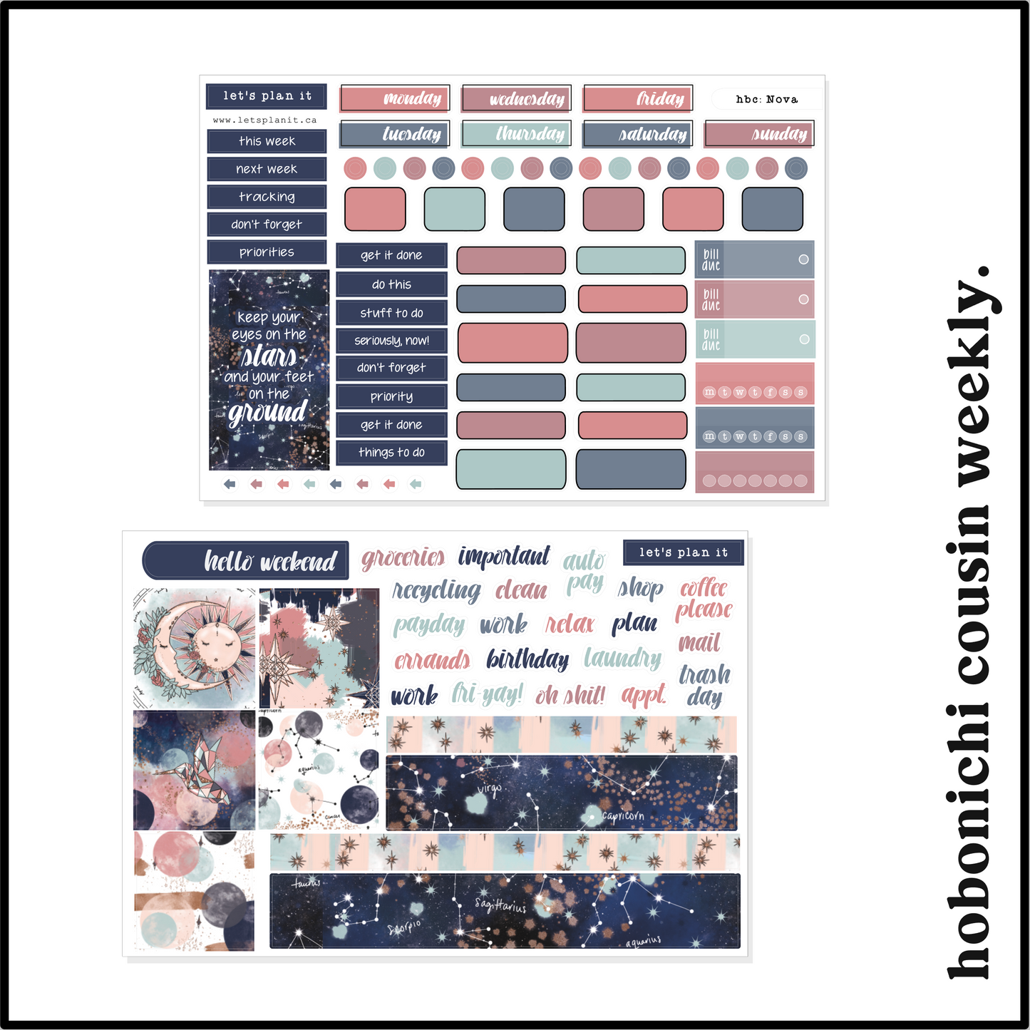 NOVA COLLECTION | Weekly Kits