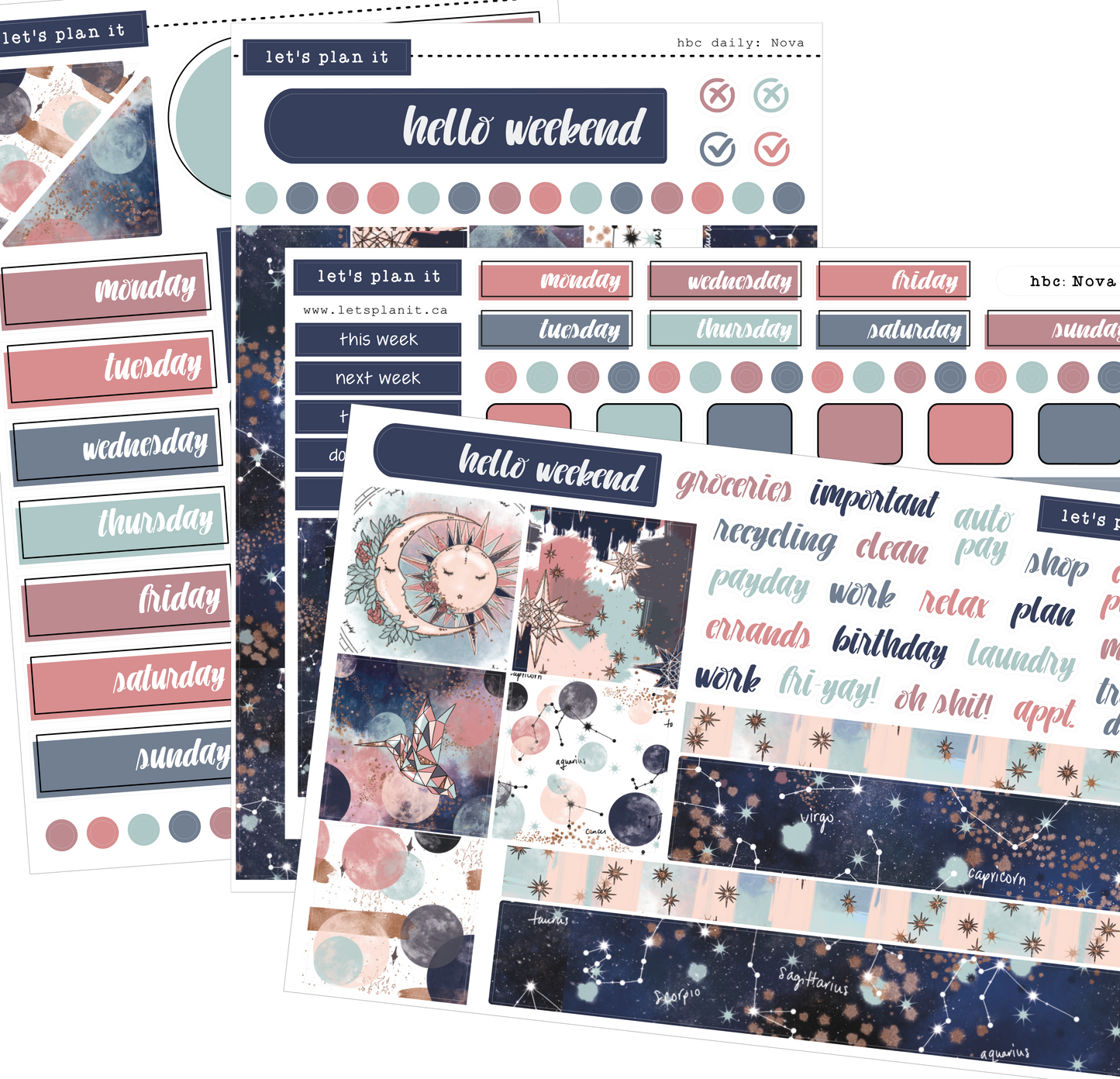 NOVA COLLECTION | Weekly Kits
