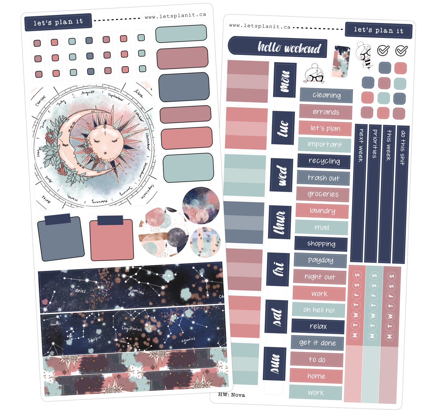 NOVA COLLECTION | Weekly Kits