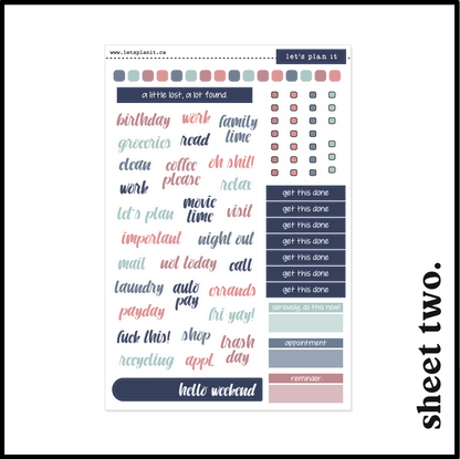 NOVA COLLECTION | Weekly Kits