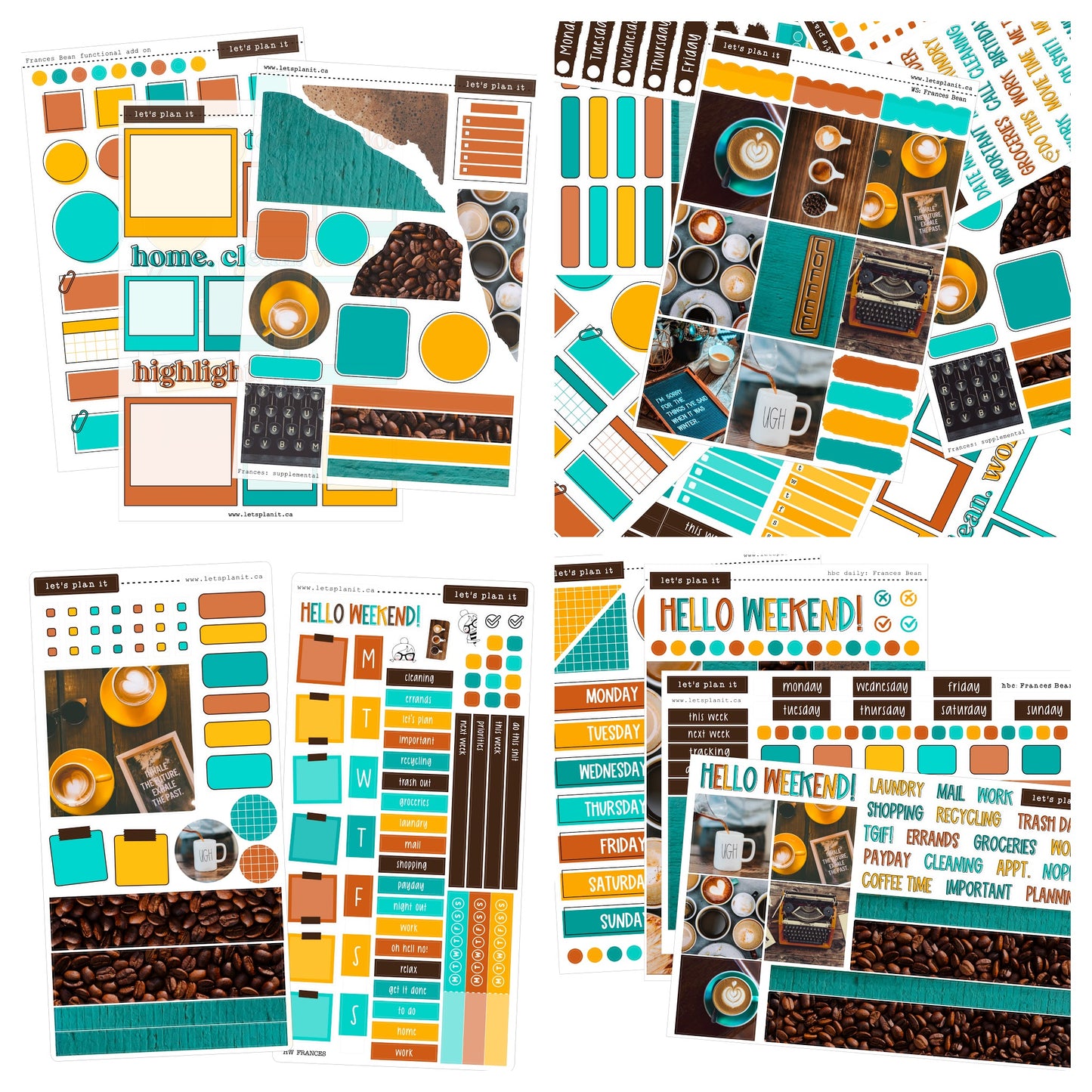 FRANCES BEAN COLLECTION | Weekly Kits