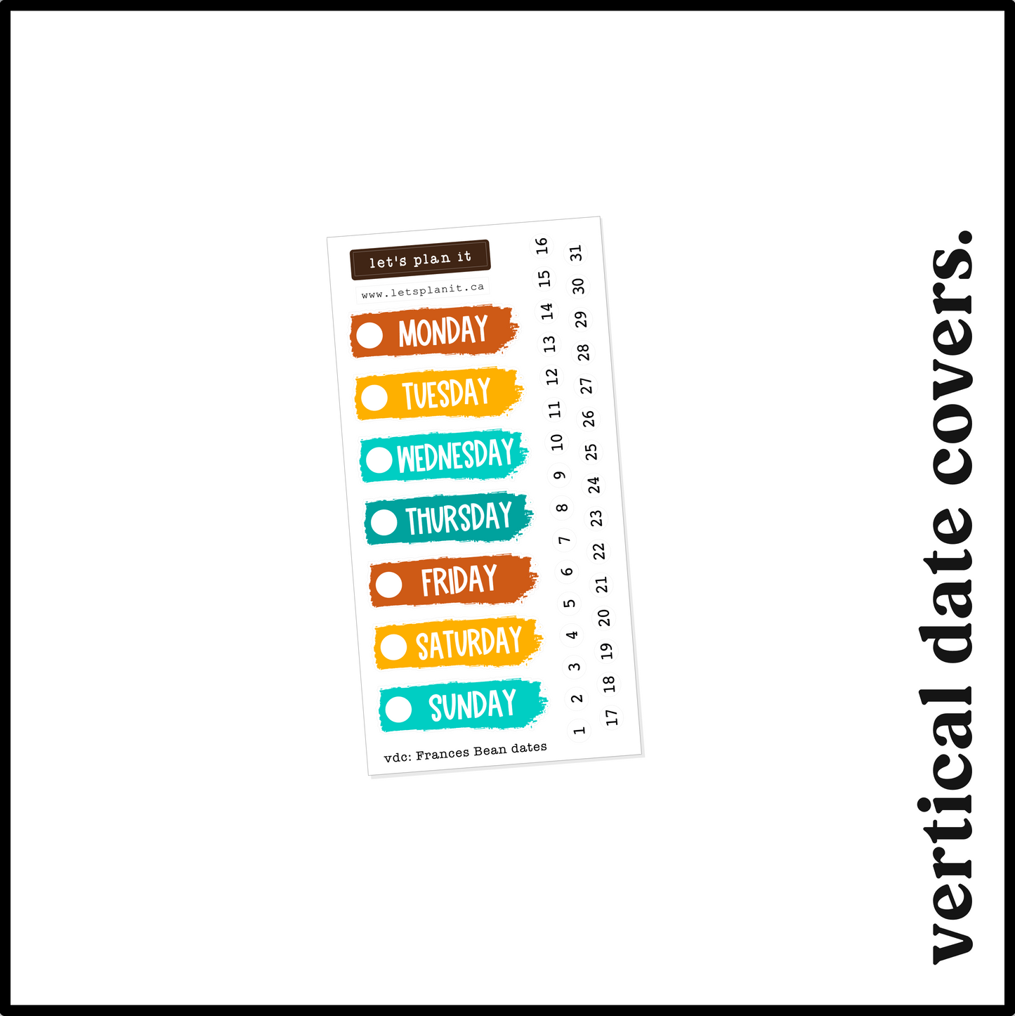 FRANCES BEAN COLLECTION | Weekly Kits