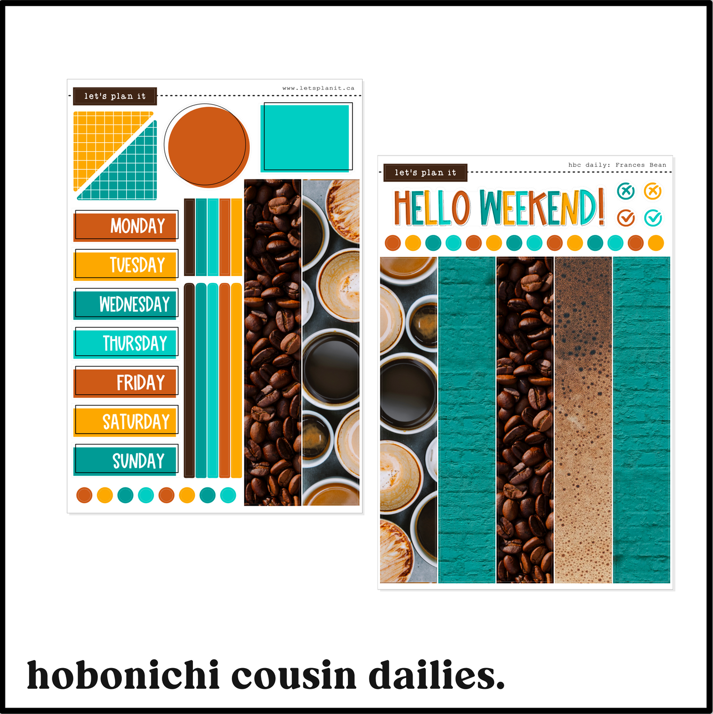 FRANCES BEAN COLLECTION | Weekly Kits