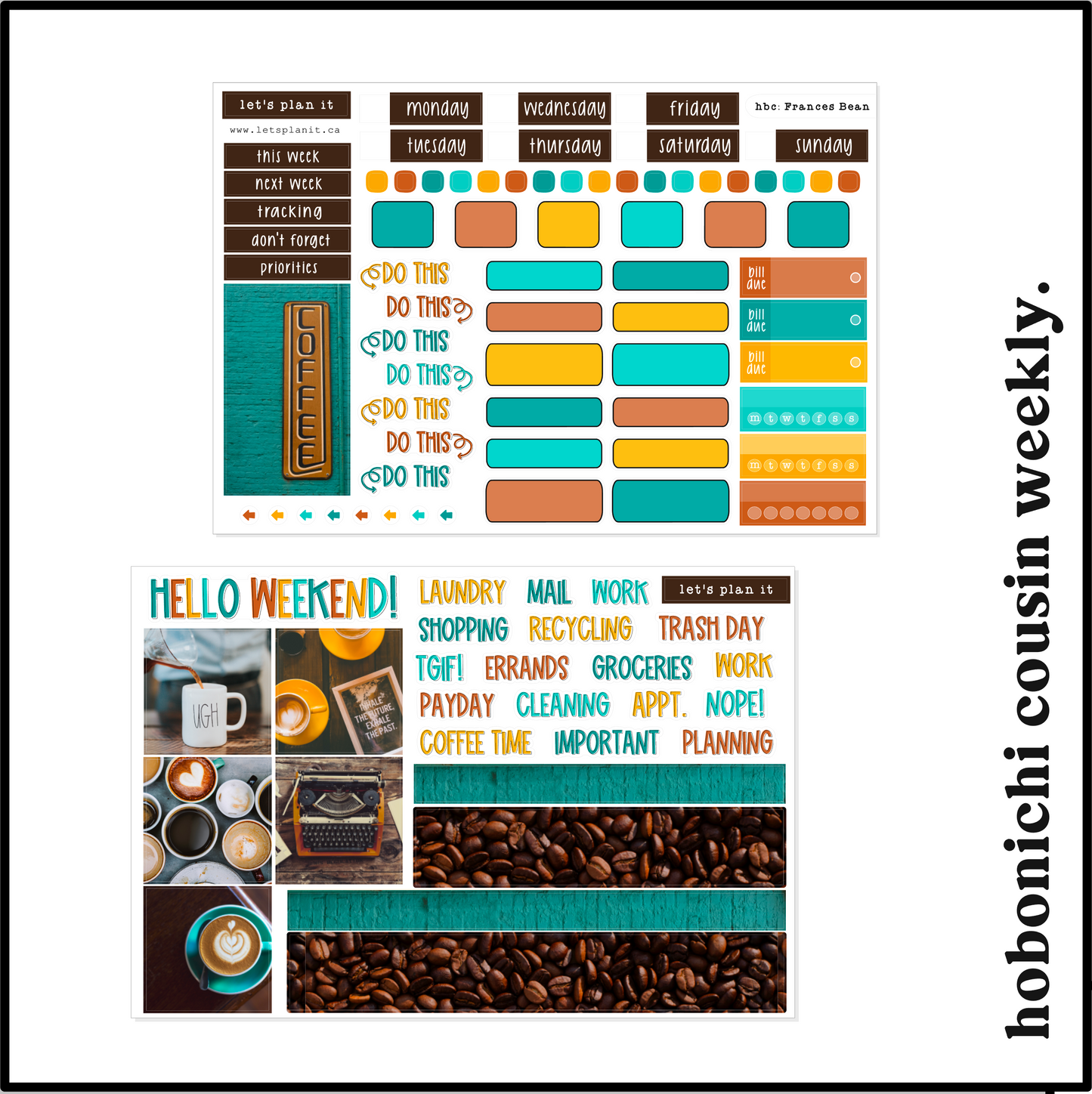 FRANCES BEAN COLLECTION | Weekly Kits