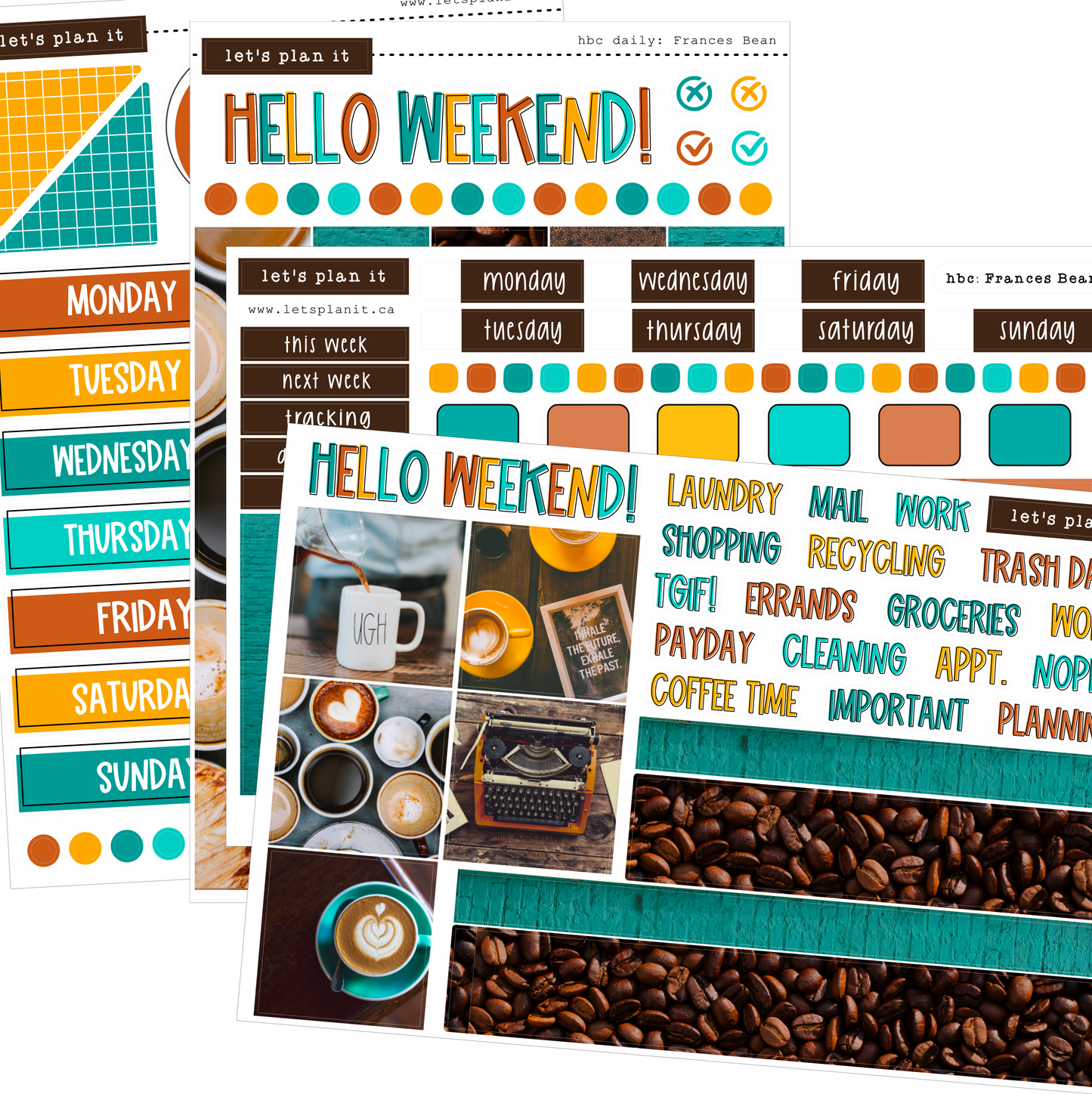 FRANCES BEAN COLLECTION | Weekly Kits