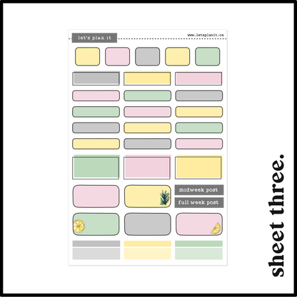 LILY COLLECTION | Weekly Kits