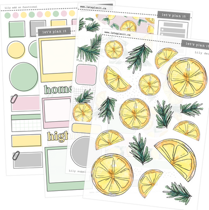 LILY COLLECTION | Weekly Kits