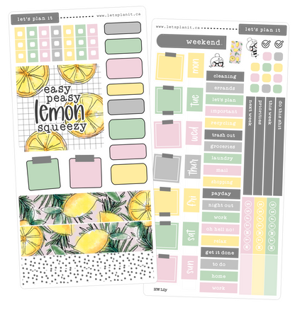 LILY COLLECTION | Weekly Kits