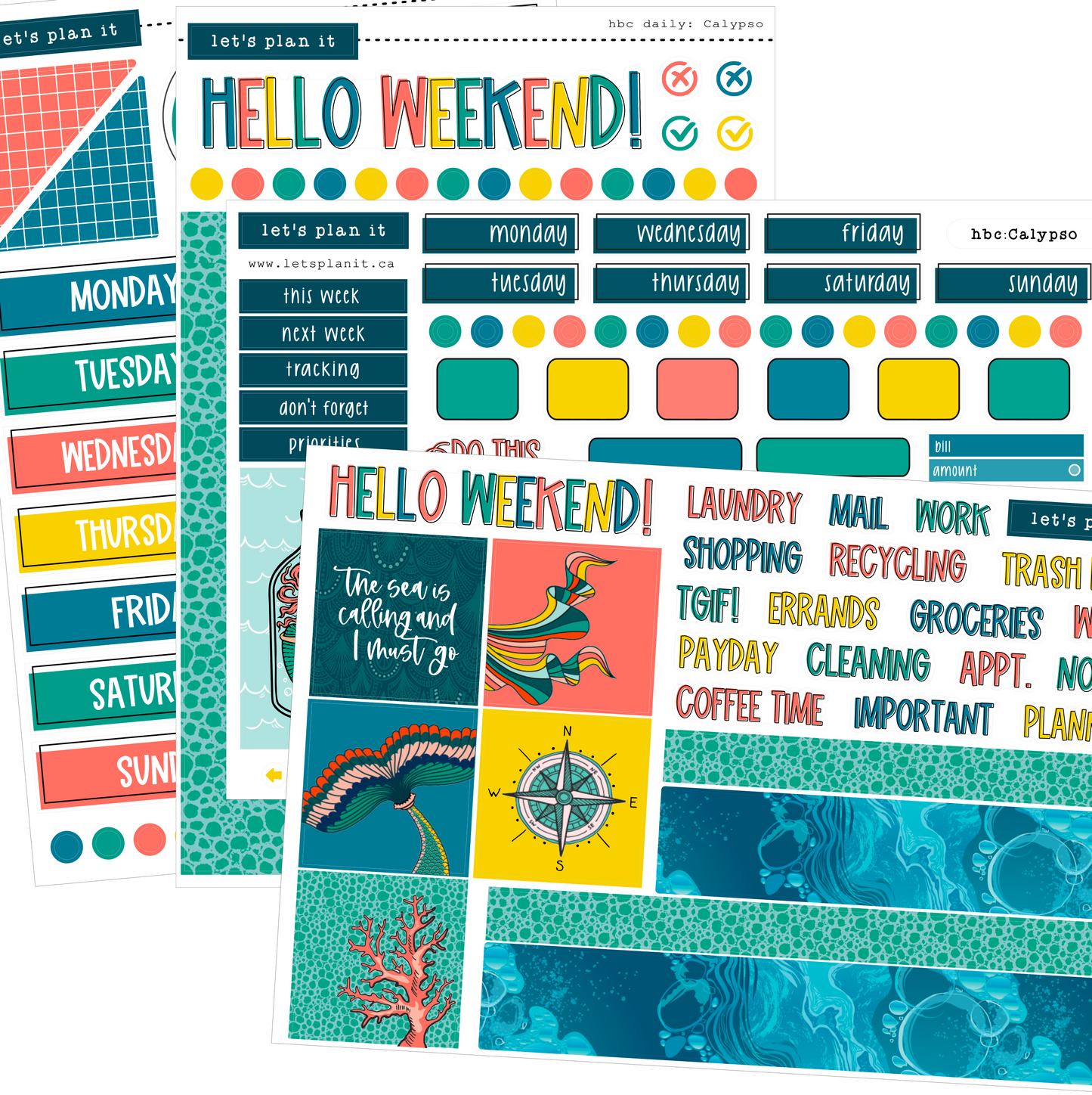 CALYPSO COLLECTION | Weekly Kits