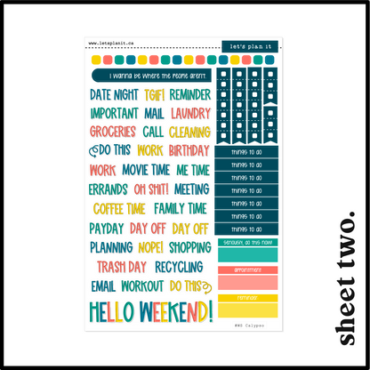 CALYPSO COLLECTION | Weekly Kits