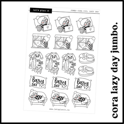 Cora | Lazy Day | character stickers