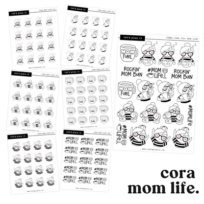 Cora | Mom Life | character stickers