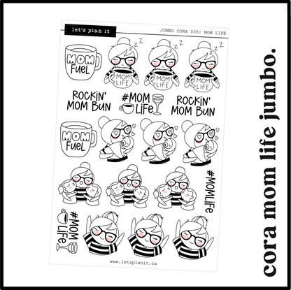 Cora | Mom Life | character stickers