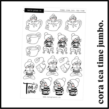 Cora | Tea Time | character stickers