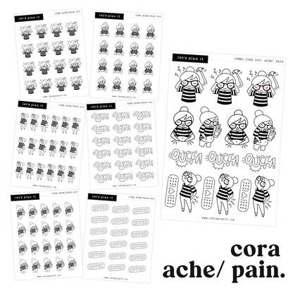 Cora | Ache/ Pain | character stickers