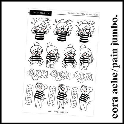 Cora | Ache/ Pain | character stickers
