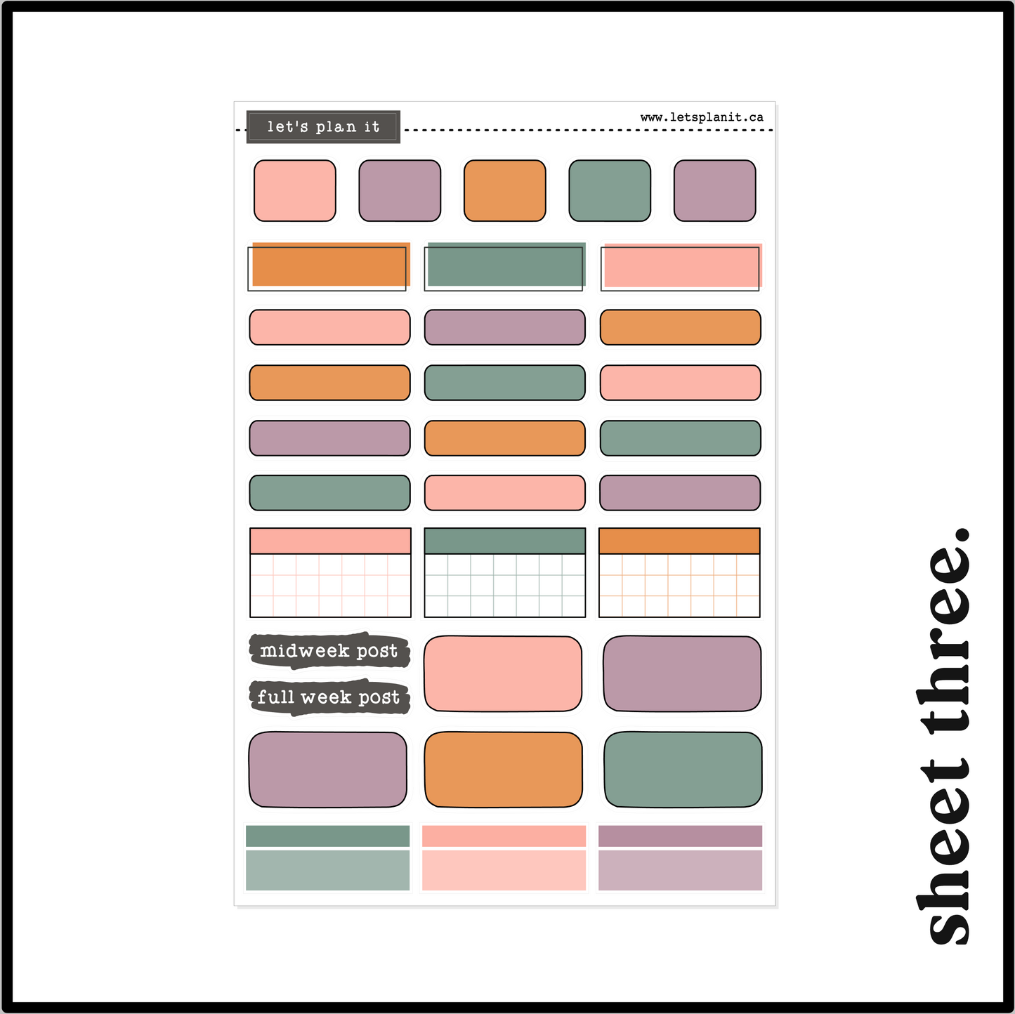 AVERY COLLECTION | Weekly Kits