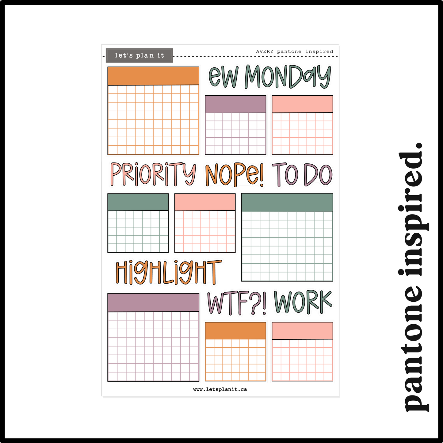 AVERY COLLECTION | Weekly Kits