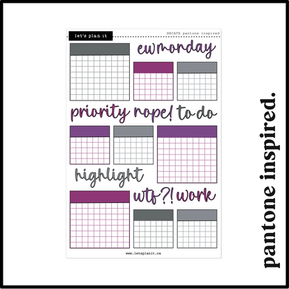 HECATE COLLECTION | Weekly Kits