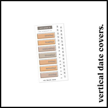 MAUDE COLLECTION | Weekly Kits