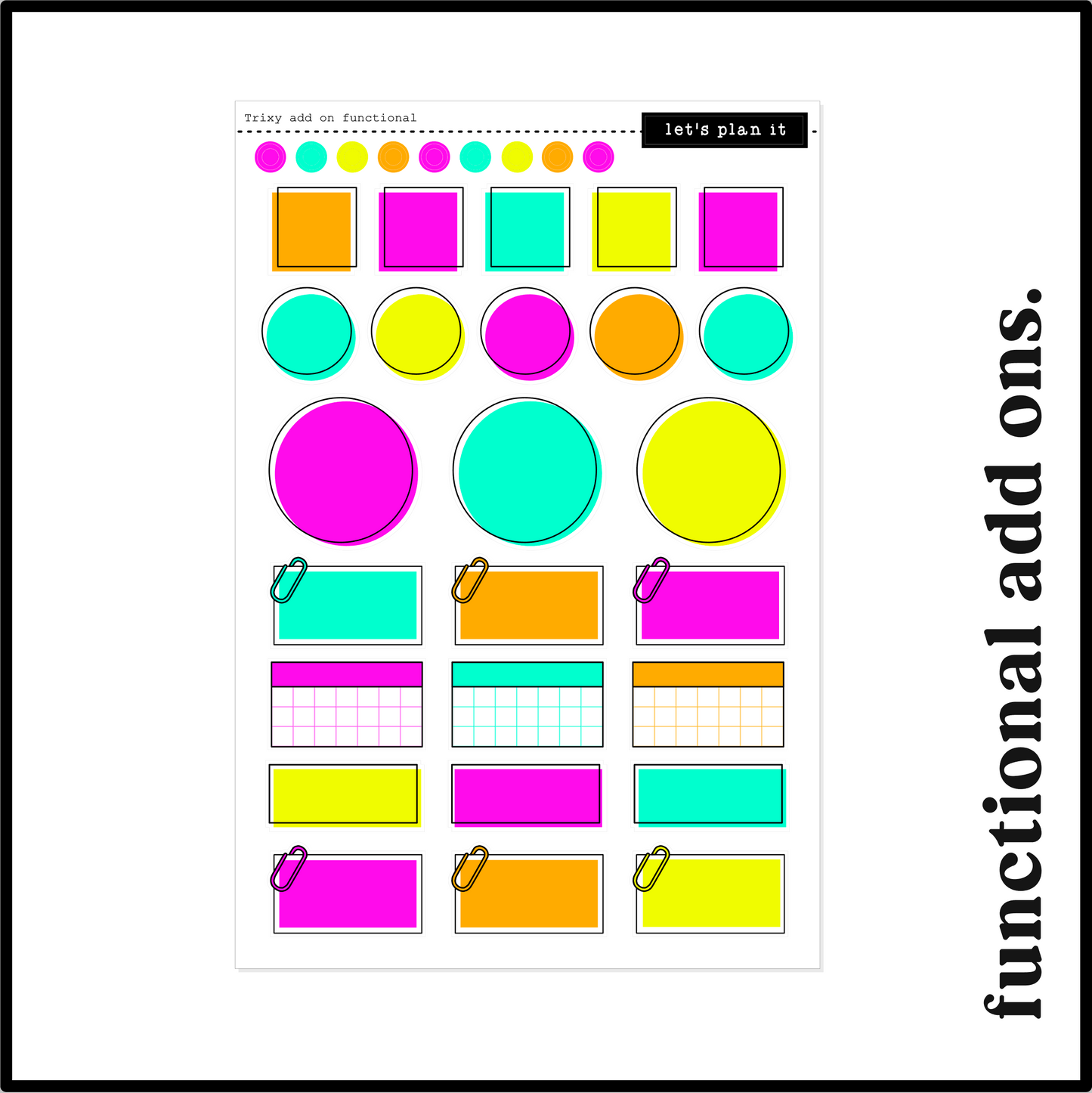 TRIXY COLLECTION | Weekly Kits